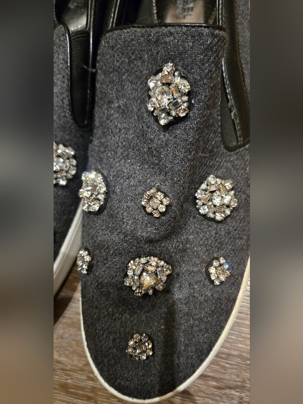 ​Michael Kors Embellished Slip-On Sneakers - Size 11M - Picture 3 of 7